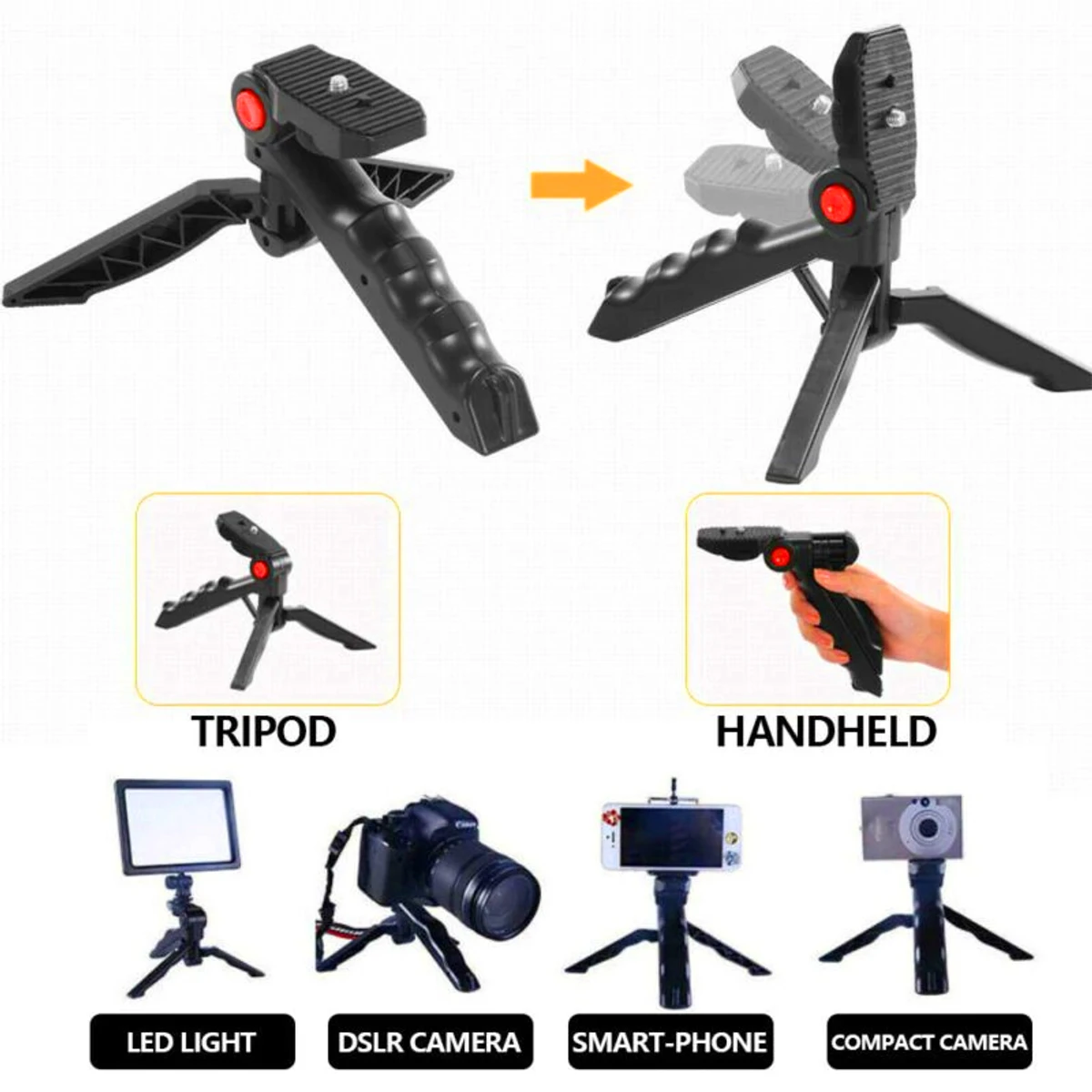 REMOTE CONTROL VIDEO KITS MICROPHONE LED FILL LIGHT MINI TRIPOD