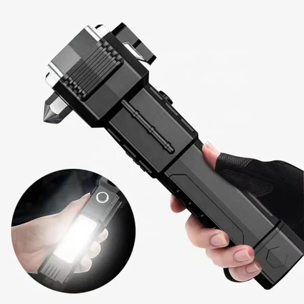 5/1 RECHARGEABLE TORCH LIGHT WITH POWER BANK