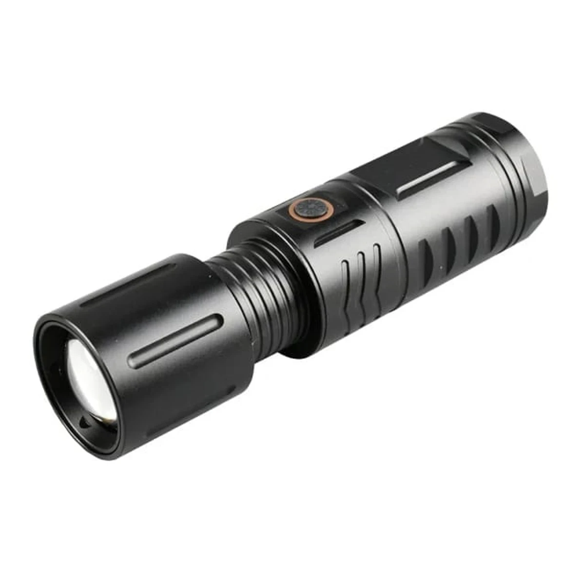 RECHARGEABLE LED TORCH LIGHT, WATERPROOF STRONG LED FLASHLIGHT WITH POWER BANK