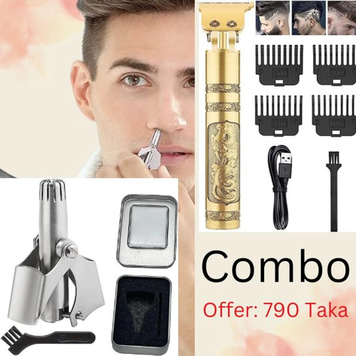 Combo Offer T9 Trimer & Nose Hair Cuter