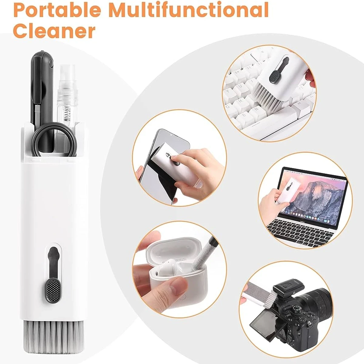 7 in 1 Multifunctional Cleaning Brush Kit