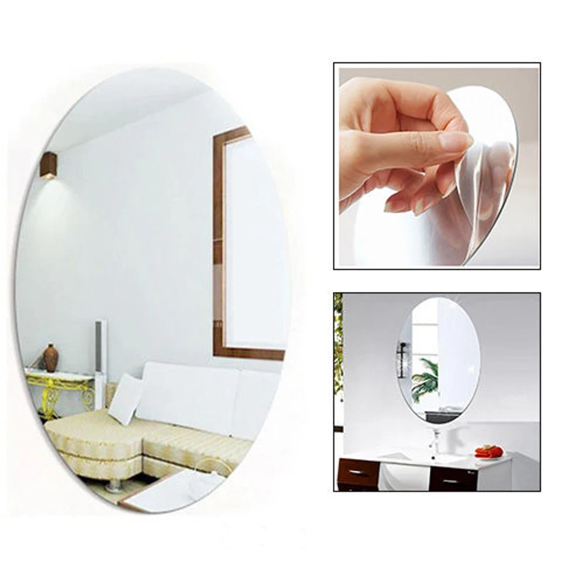 ACRYLIC MIRROR STICKER( 2 পিস - 699 টাকা)