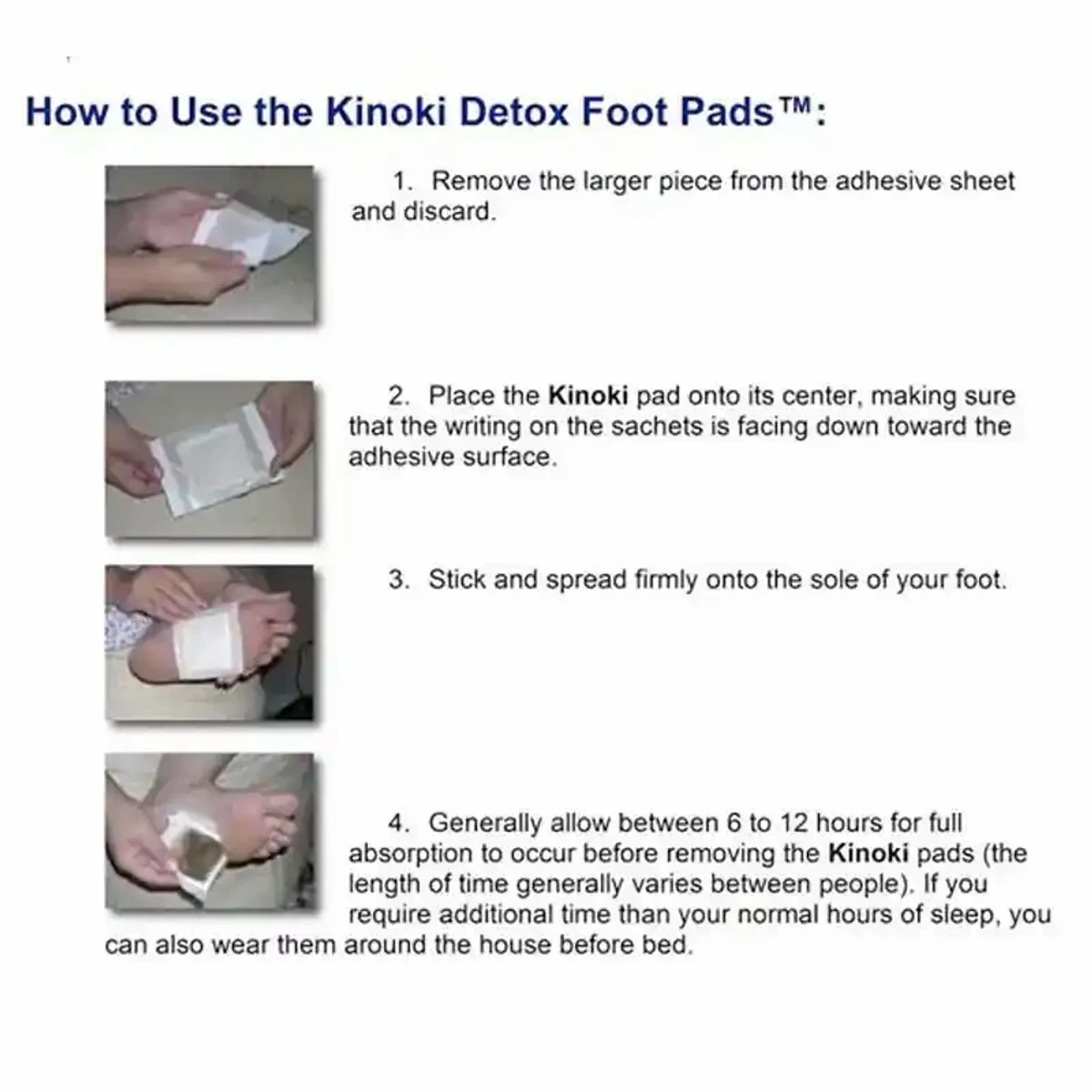 kinoki detox foot pad 10 picas